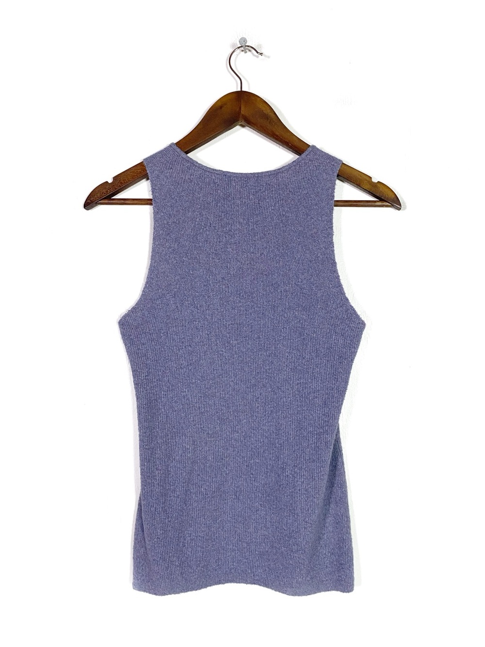 Something to Hold Deli Tank Teddy Boucle Blueberry - Picture 6 of 7